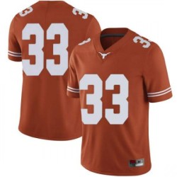 #33 Gary Johnson Texas Longhorns Men Limited Player Jerseys Orange