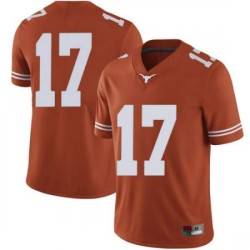 #17 Cameron Dicker Longhorns Men Limited Stitch Jersey Orange