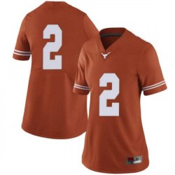 #2 Matt Coleman III Texas Longhorns Women Limited Stitched Jerseys Orange