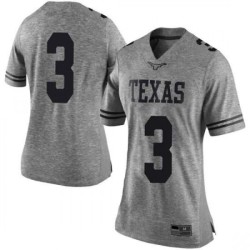 #3 Courtney Ramey Texas Longhorns Women Limited Alumni Jerseys Gray