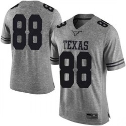 #88 Kai Jarmon Longhorns Men Limited Stitch Jerseys Gray