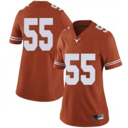 #55 Elijah Mitrou-Long University of Texas Women Limited NCAA Jerseys Orange