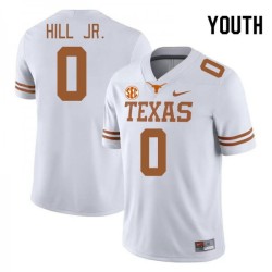 #0 Anthony Hill Jr. University of Texas Youth SEC Conference Official Jersey White