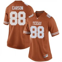 #88 Daniel Carson University of Texas Women Game Stitch Jersey Orange