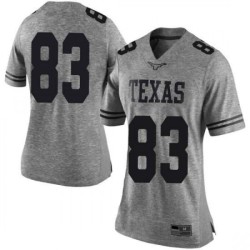 #83 Al'Vonte Woodard Longhorns Women Limited Stitched Jersey Gray