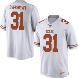 #31 DeMarvion Overshown Longhorns Men Replica Embroidery Jerseys White