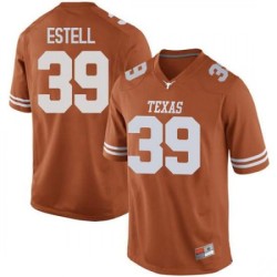 #39 Montrell Estell University of Texas Men Game Player Jerseys Orange